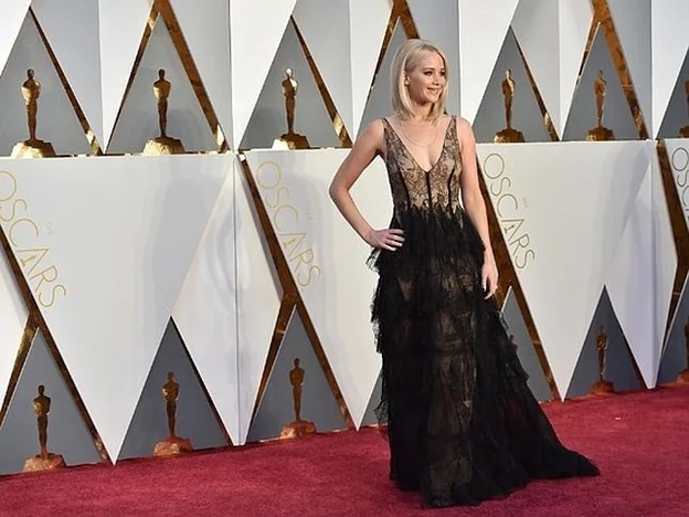 Jennifer Lawrence, de Dior en los Oscar 2016.