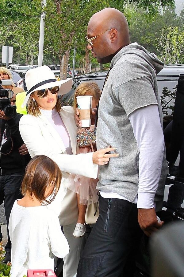 Lamar Odom celebra la Pascua con Khloé Kardashian