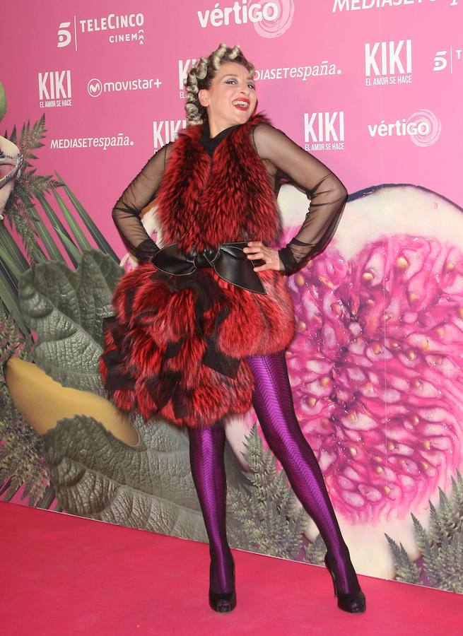 Mariola Fuentes en el estreno de 'Kiki, el amor se hace'