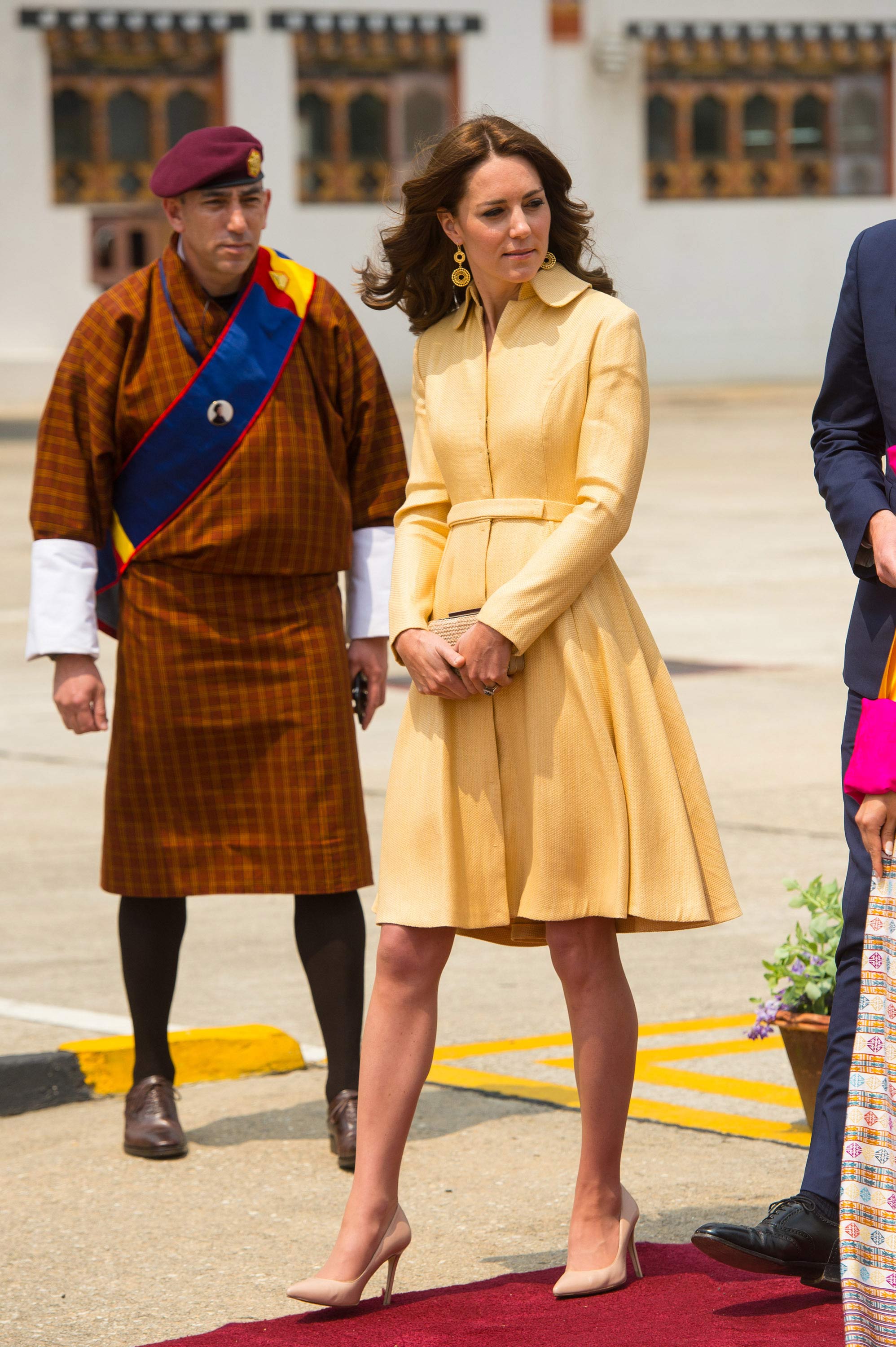 El primer look de Kate Middleton en Bután