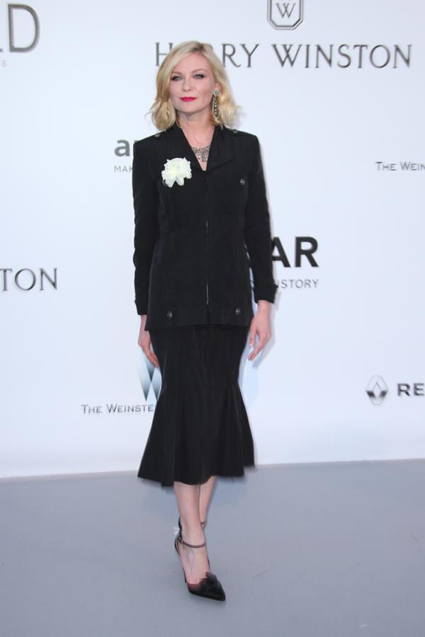 Gala amfAR en Cannes: Kristen Dunst