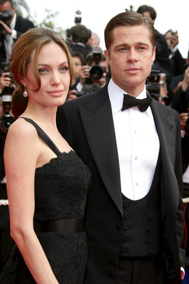 Brad Pitt y Angelina Jolie en una imagen del Festival de Cannes 2007./cordon press.