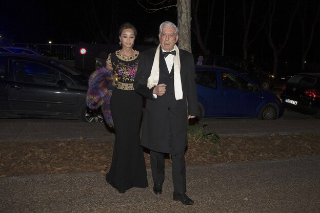 Isabel Preysler y mario Vargas Llosa en la fiesta del embajador de Estados Unidos./GTRES