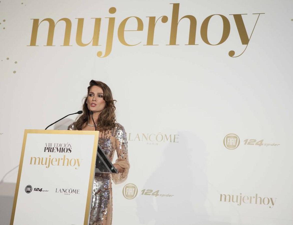 Mar Saura, conductora de la gala de entrega de los VIII Premios Mujerhoy