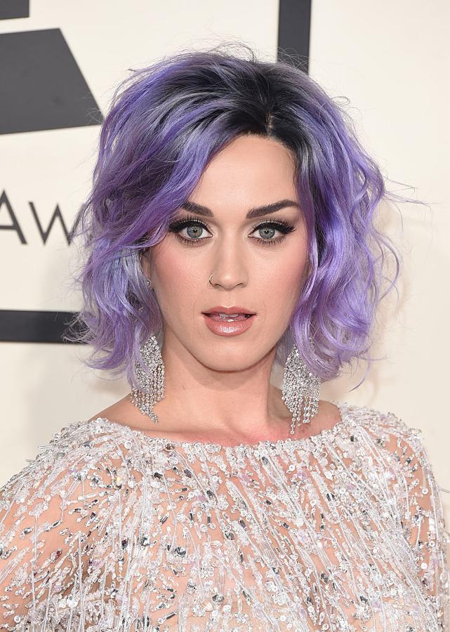 Colores raros de pelo: Púrpura como Katy Perry