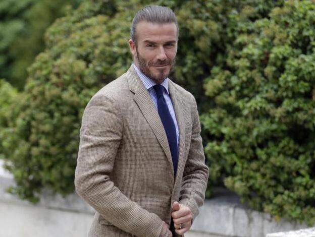 David Beckham visita Madrid como embajador de Biotherm Homme./Gtres