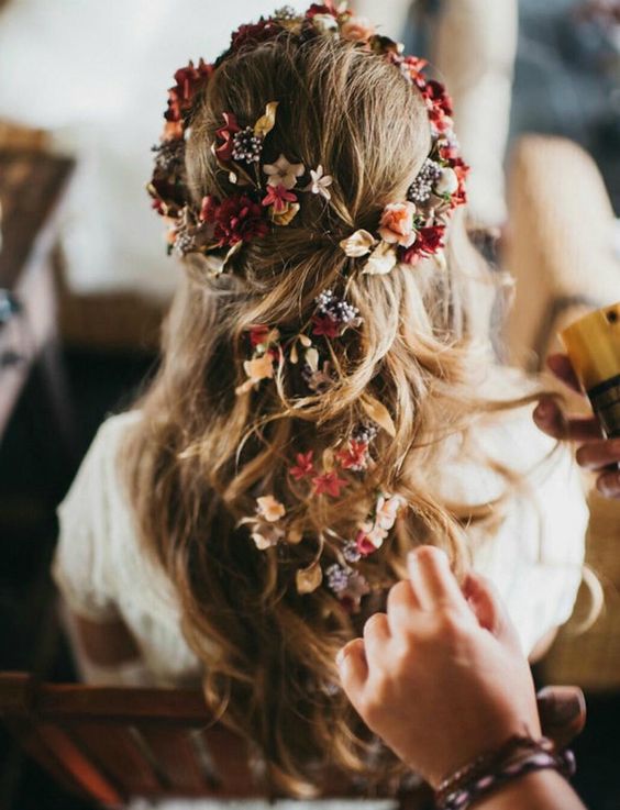 Ideas de peinados para las novias de otoño