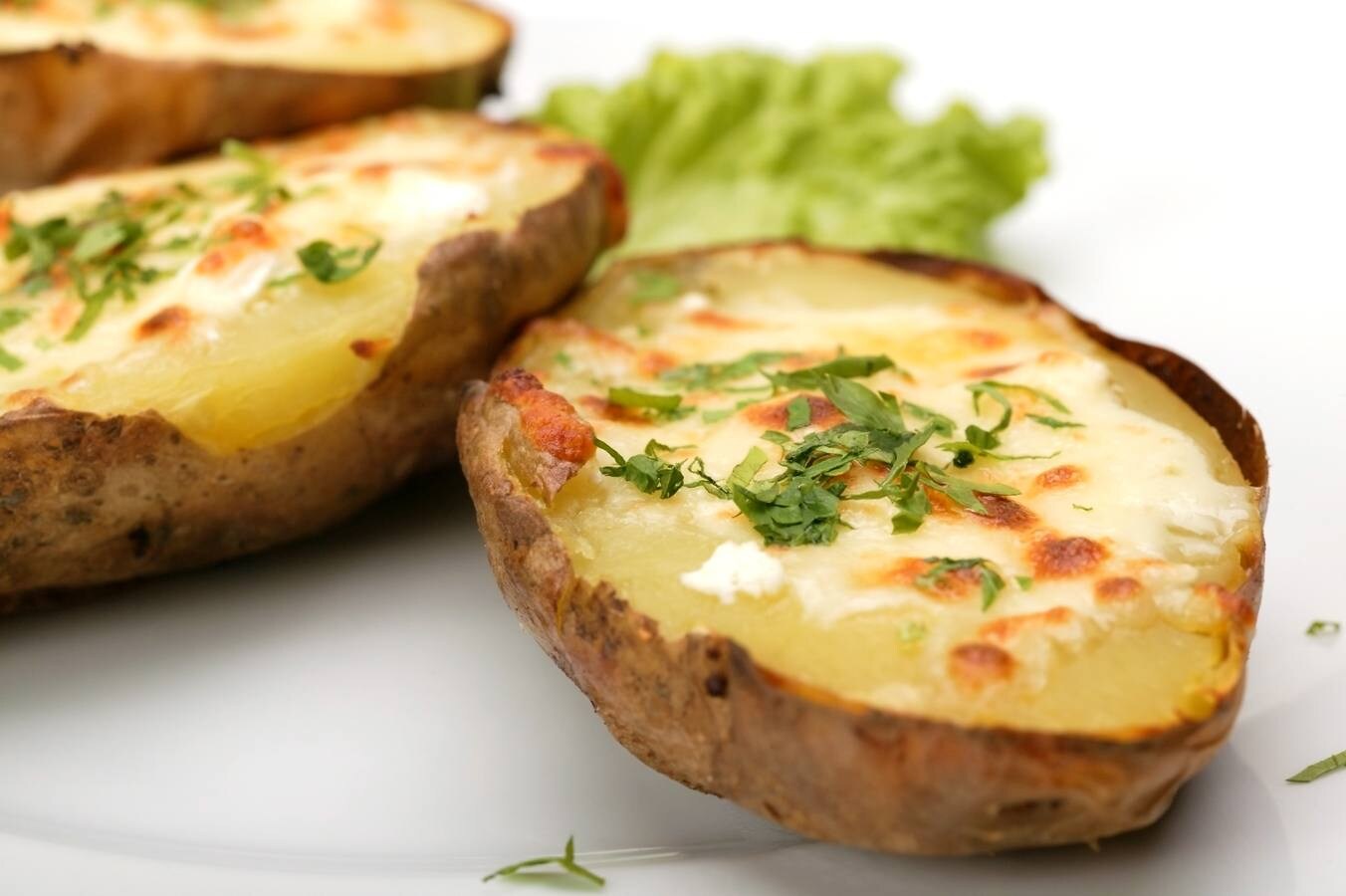 Alimentos con índice glucémico alto: patatas al horno