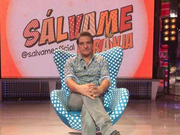 Gustavo González en el plató de 'Sálvame'./twitter.
