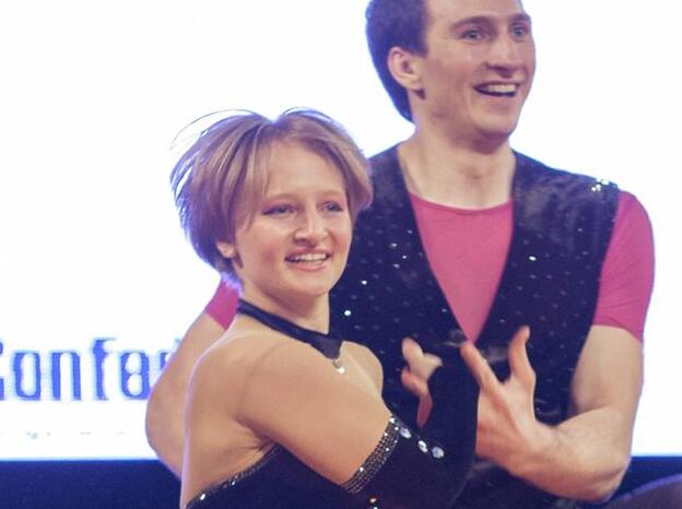 Katerina Tikhonova durante una de las competiciones de baile./Cordon Press
