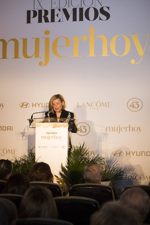 IX Premios Mujerhoy: Charo Carrera, en la gala de entrega