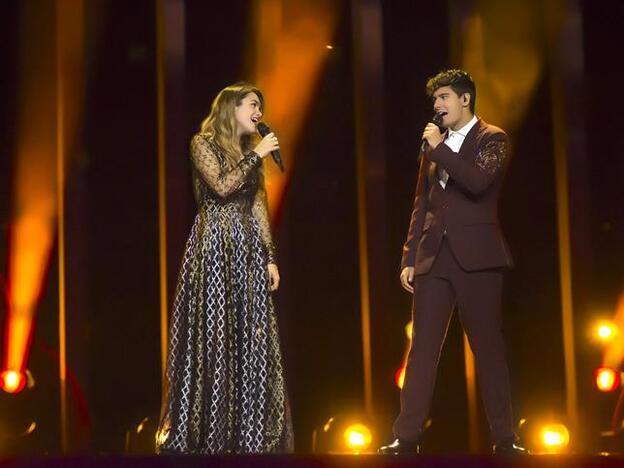 Amaia y Alfred serán los segundos en 'Eurovisión'./rtve