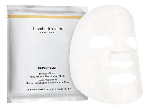 Superstart Probiotic Boost Skin Renewal Biocellulose Mask de Elizabeth Arden (49 euros).