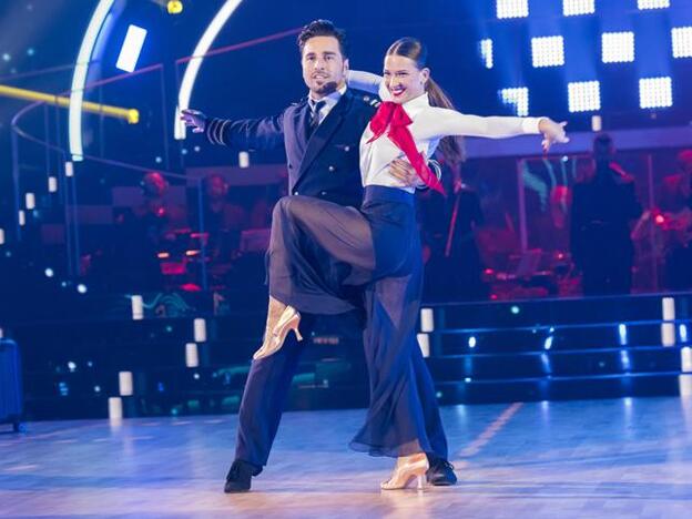 David Bustamanete y Yana Olina, la pareja mejor valorada en 'Bailando con las estrellas'./tve