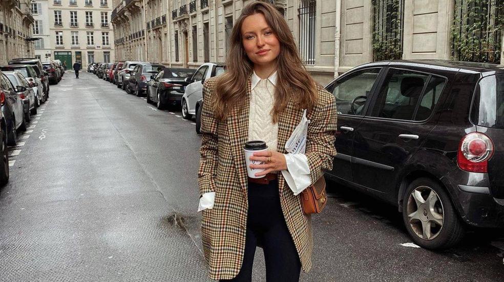 Blazers de cuadros el clásico elegante que debes tener en otoño para