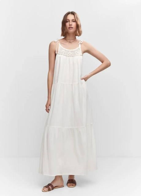 Vestido largo blanco