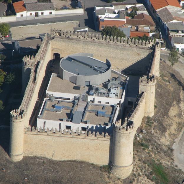 Castillo de Maqueda, vista aérea de su interior
