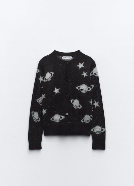 Chaqueta de hilo metalizado de Zara (29,99 euros)