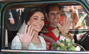 La gran boda de la Casa de Alba: Javier Solís Benjumea, sobrino del duque de Alba, se ha casado con Alejandra García Insa