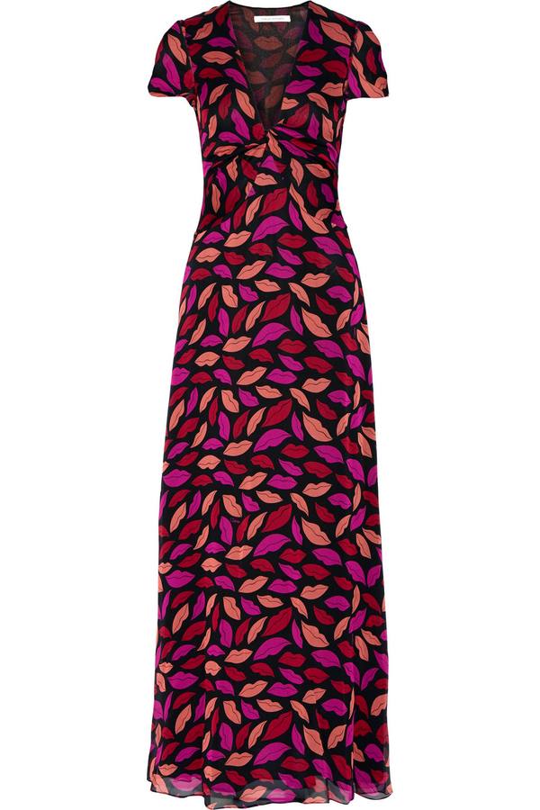 Vestido estampado de Diane Von Furstenberg