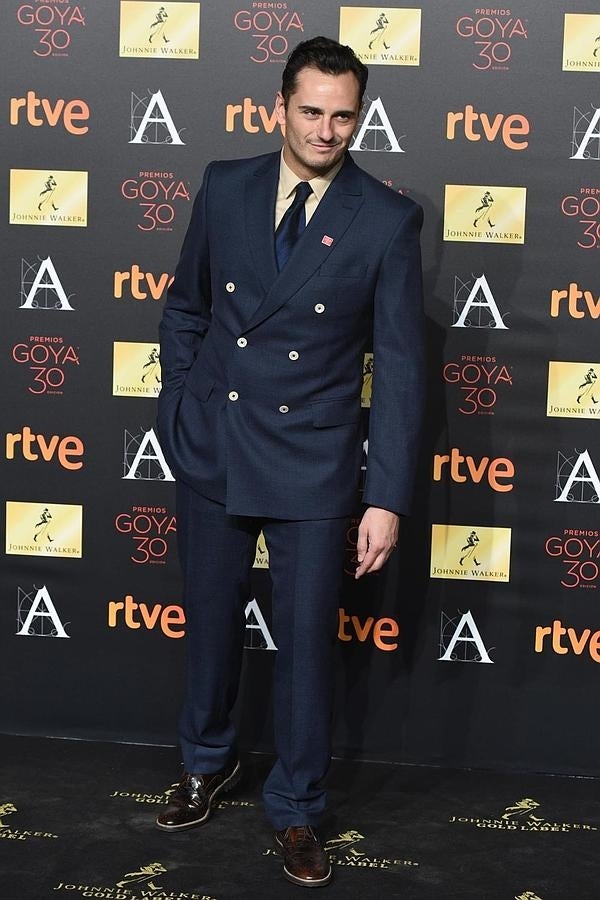 Asier Etxeandía en la Cena de los Nominados a los Goya 2016