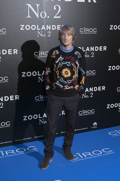 Owen Wilson en el estreno de 'Zoolander 2'