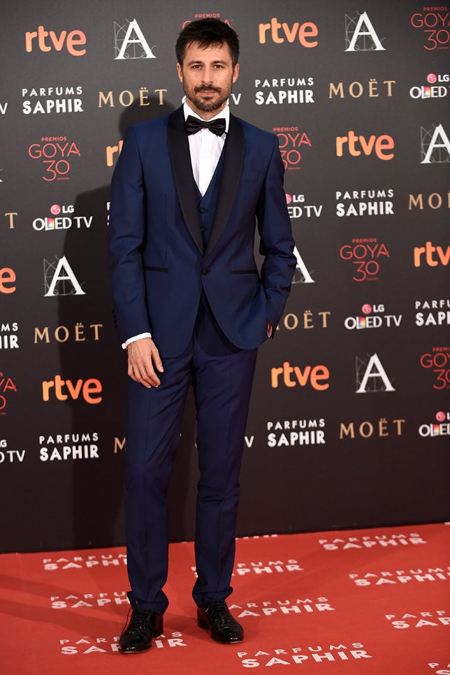 Alfombra roja Premios Goya 2016: Hugo Silva