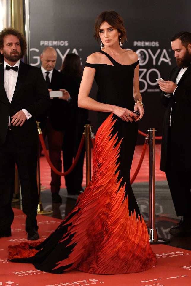 Alfombra roja Premios Goya 2016: Nieves Álvarez