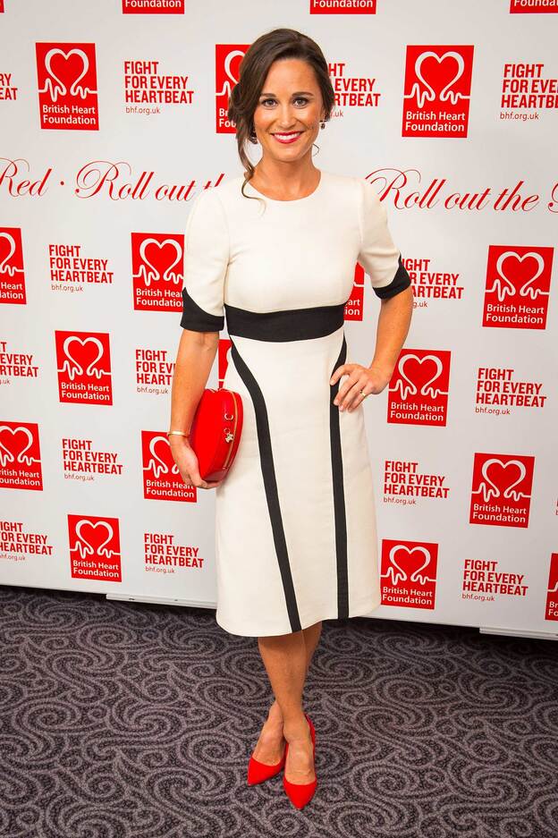 Pippa Middleton, con look de Tabbita Webb en un acto solidario de la British Heart Foundation/Gtres