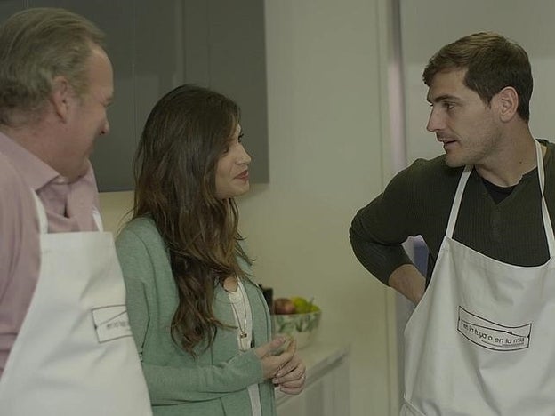 Iker Casillas y Sara Carbonero abren las puertas de su casa a Bertín Osborne.