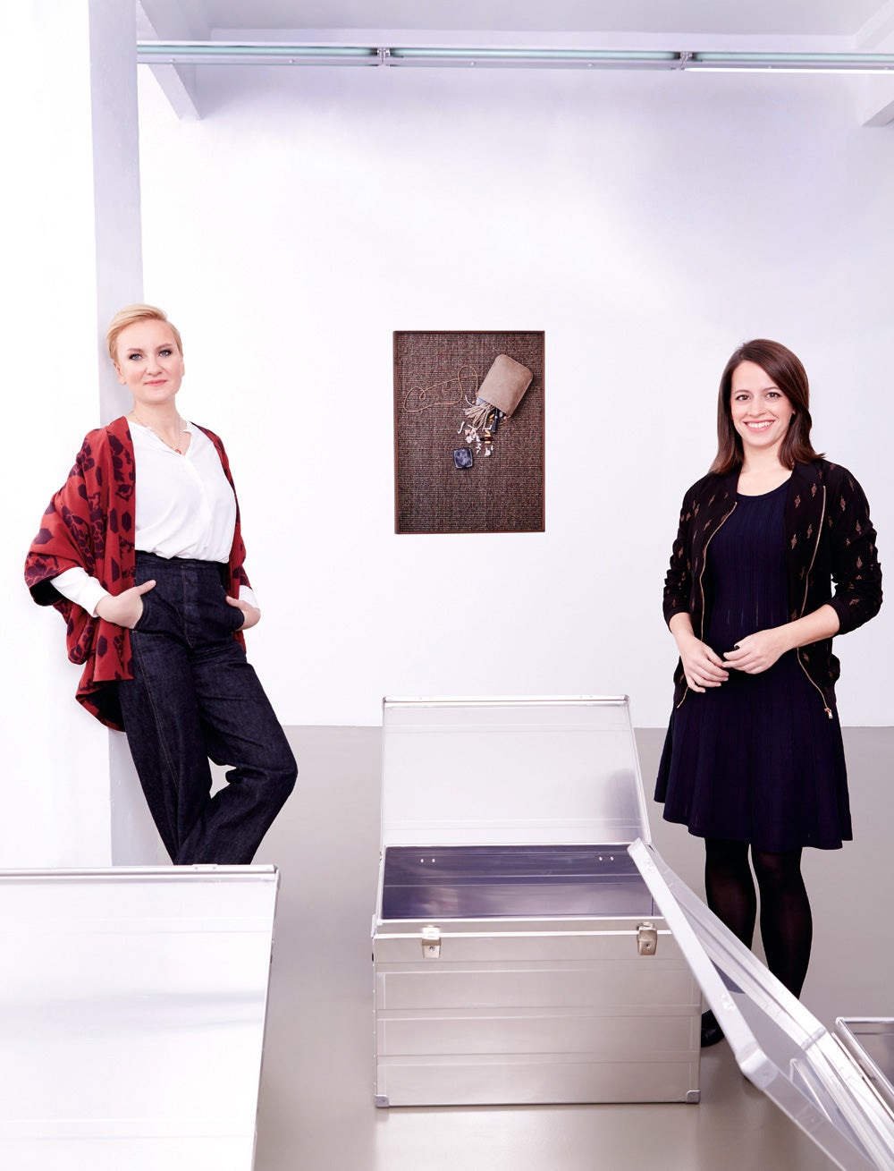 María Loboda y Belén Valbuena. Artista y galerista