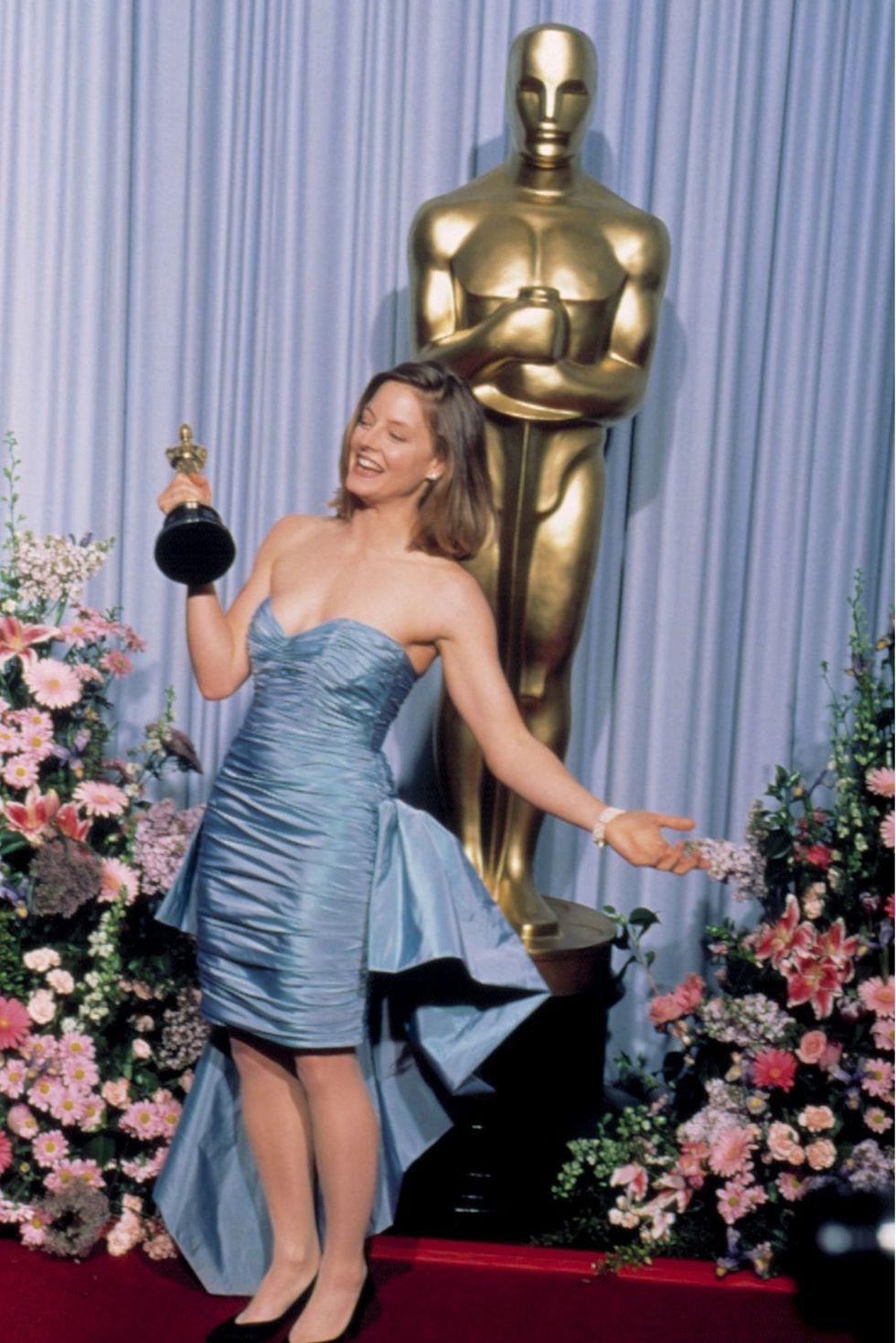 Los peores vestidos de los Oscar: Jodie Foster