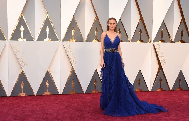 La alfombra roja de los Oscar: Brie Larsson