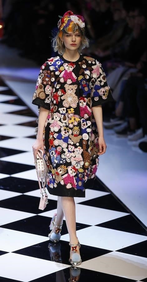 Desfile Dolce & Gabbana en Milán: estampado osos