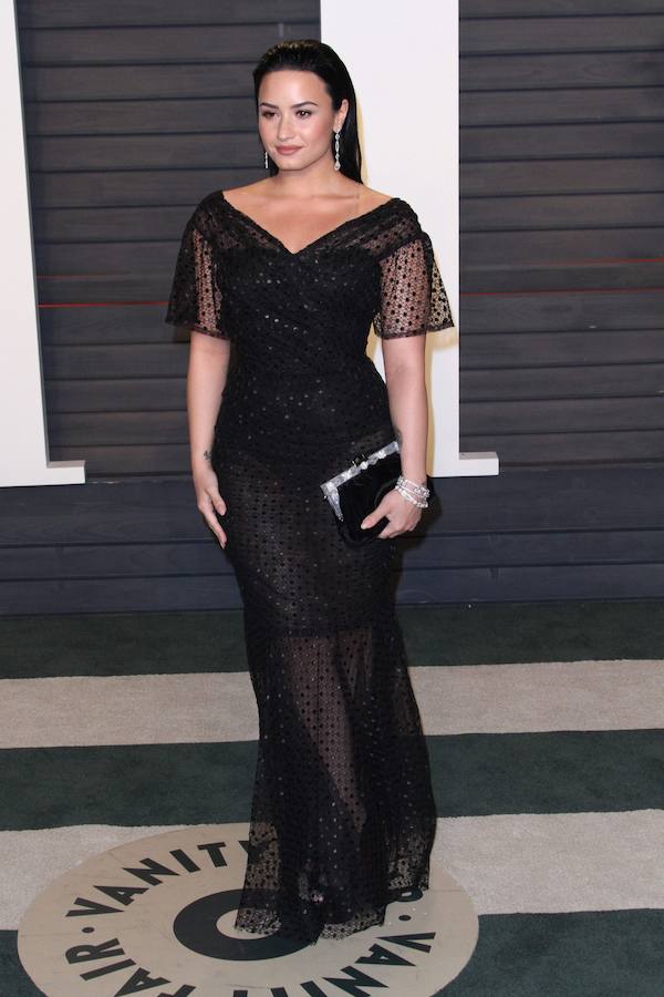 Demi Lovato en la fiesta Vanity Fair