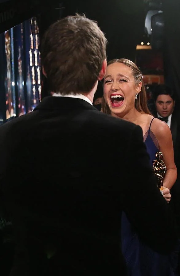 Brie Larson y su grito de emoción en los Premios Oscar