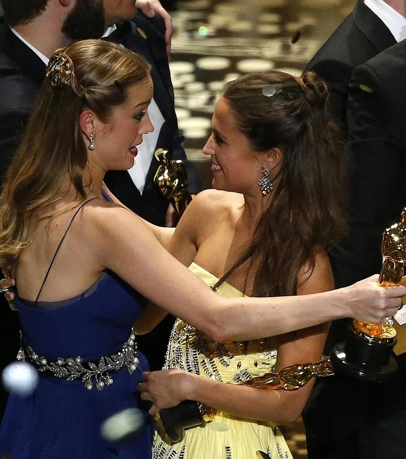 Brie Larson y Alicia Vikander, los dos nombres femeninos de los Premios Oscar