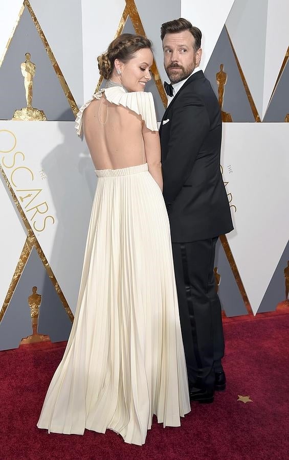 Parejas en la alfombra roja de los Oscar 2016: Olivia Wilde y Jason Sudeikis