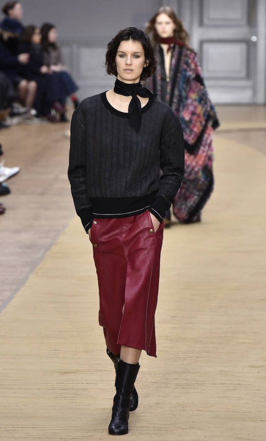 Jersey con pantalón culotte de Chloé para el invierno de 2016