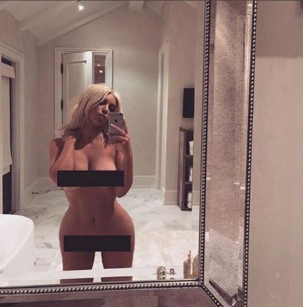 La imagen de Kim Kardashian que ha subido la temperatura en la red./instagram.