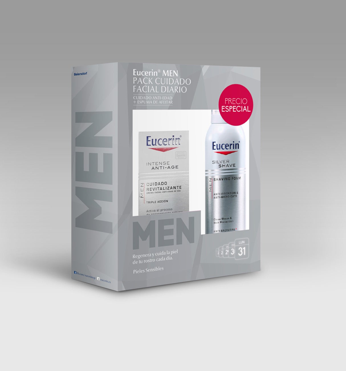 Regalos beauty para el día del padre: Eucerin Men Pack Cuidado Facial Diario