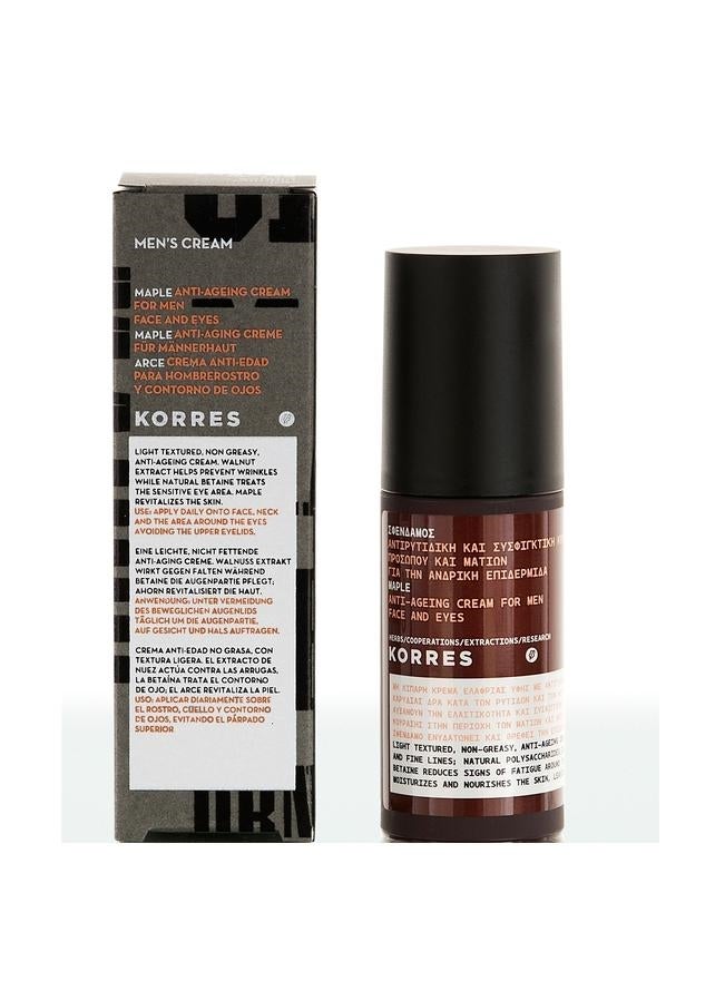 Regalos beauty’ para el día del padre: Arce Crema Antiedad para rostro y contorno de ojos de Korres