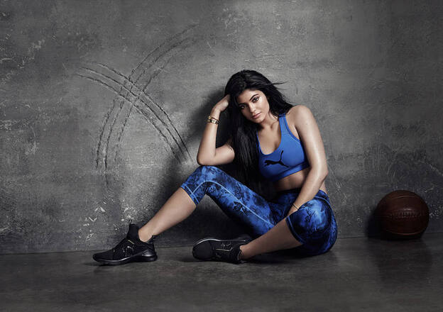 Masaccio Oblongo de ultramar Kylie Jenner, imagen de las nuevas zapatillas de Puma | Mujer Hoy