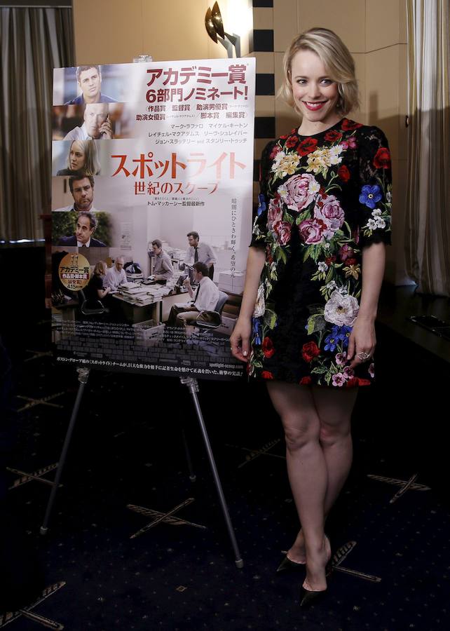 Rachel McAdams en un acto promocional en Japón