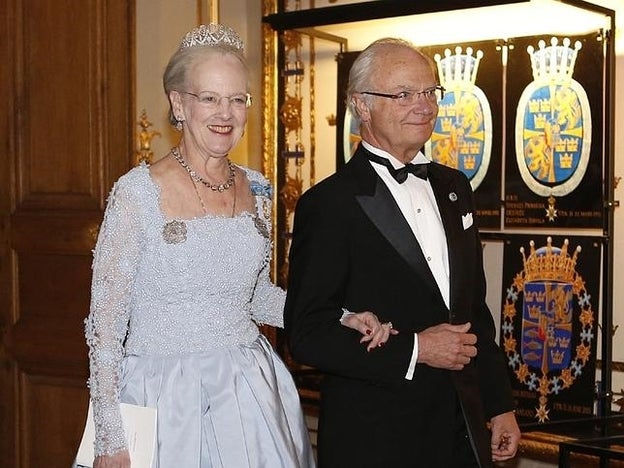 El rey Carlos Gustavo y la reina Silvia durante la celebración del 70 cumpleaños del monarca./Cordon Press.