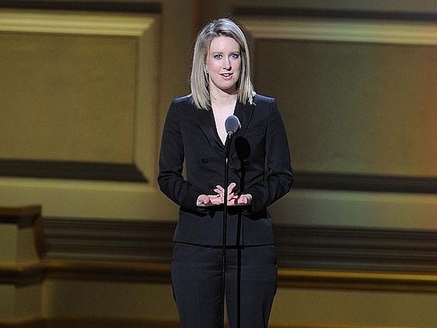 Elizabeth Holmes, durante la entrega del premio 'Empresaria del año"./GTRES