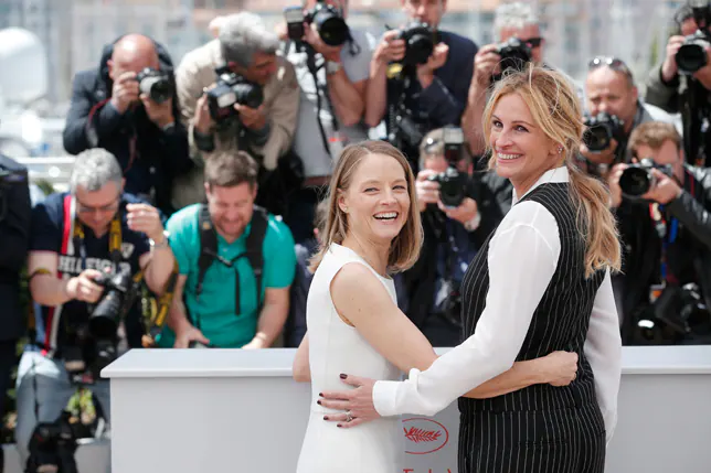 Jodie Foster y Julia Roberts en Cannes
