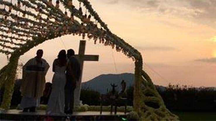 La boda de Eva Longoria y Pepe Bastón a través de las redes sociales de sus amigos