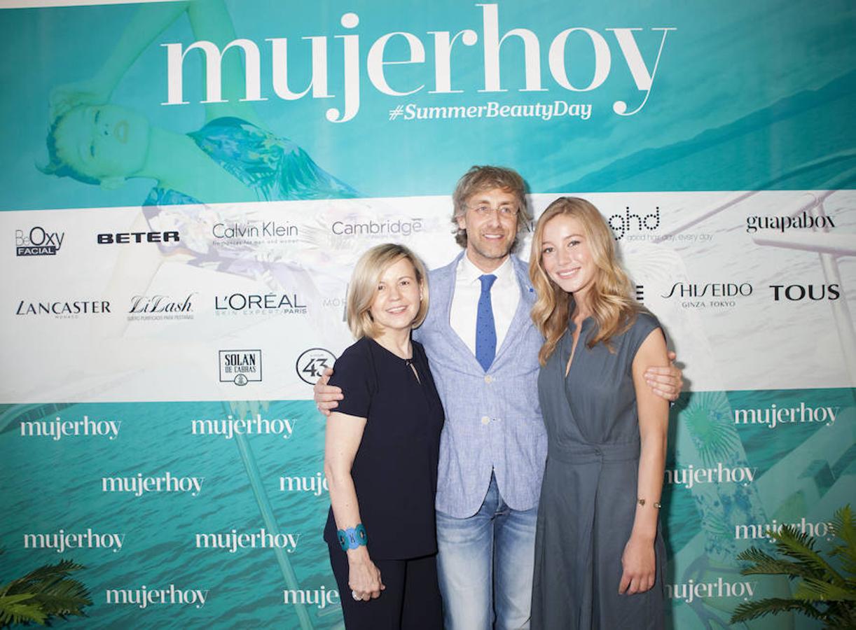 Charlotte Vega, Charo Carrera y Lorenzo Meazza en el Summer Beauty Day de Mujerhoy