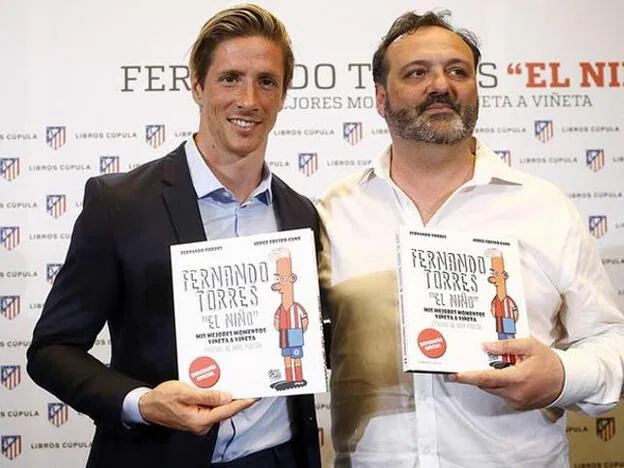 Fernando Torres y Jorge Crespo en la presentación del libro.
